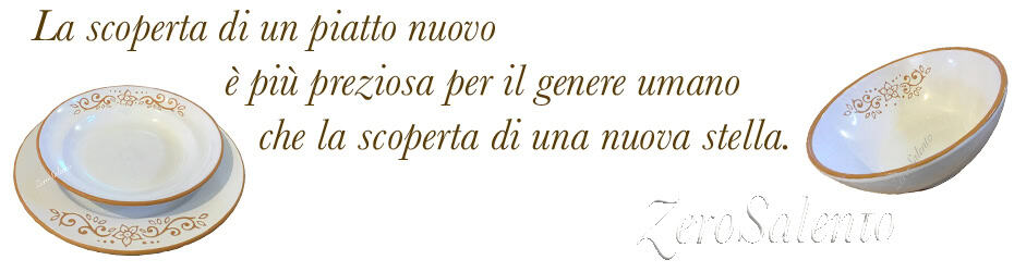 Banner stoviglieria a incisione piatto piano e piatto fondo bianca by ZeroSalento