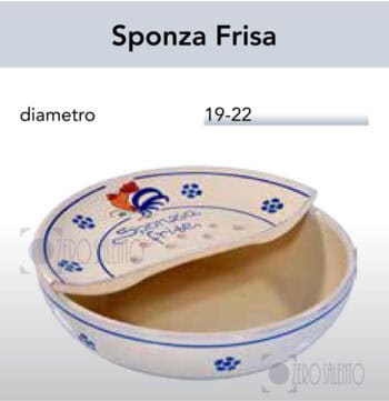 Sponza Frise in Terracotta - Ceramica con decoro Gallo