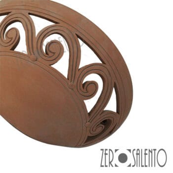 Lampada applique a mezzaluna traforata a parete Arredamento del Salento TERIL04 - immagine 2