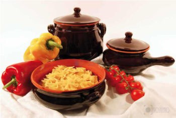 Pentola Alta in Terracotta - Pirofile serie Bruna - immagine 4