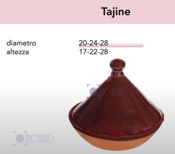 Pentola Tajine in Terracotta - Pirofile Ceramica serie Rustica