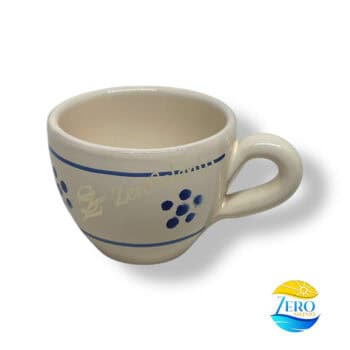 Tazza Caffè in Terracotta - Ceramica decoro Stelle Salentino - immagine 3