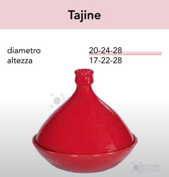 Pentola Tajine in Terracotta - Pirofile serie Lu Fuecu