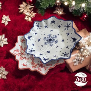 Natale : Porta Cioccolatini e Biscotti Natalizi a Stella dipinto a mano - immagine 3