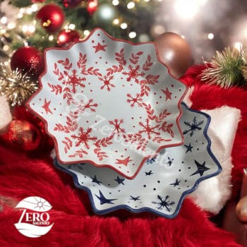 Natale : Porta Cioccolatini e Biscotti Natalizi a Stella dipinto a mano - immagine 3