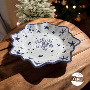 Natale : Porta Cioccolatini e Biscotti Natalizi a Stella dipinto a mano - immagine 2