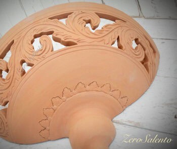 Applique Terracotta design imbuto TERIL49 Salento Illuminazione - immagine 3