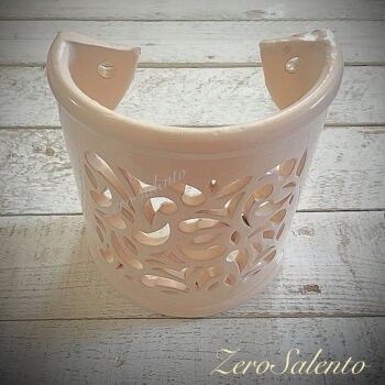 Lampada Applique Basciù in Terracotta a parete colore beige TERIL47 - immagine 3