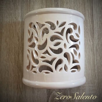 Lampada Applique Basciù in Terracotta a parete colore beige TERIL47