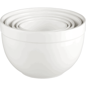 5 Piece 5.5 9.75 Inches Nesting Mixing Bowl Set