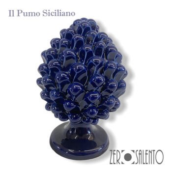 Pigna Siciliana in Terracotta colore blu - Ceramica del Salento