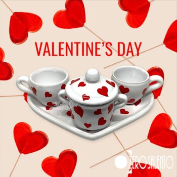 Zuccheriera con Cuori in Terracotta - immagine 4