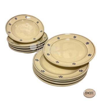 OFFERTA! Set da 10 pezzi Piatto Fondo cm29 - Piatto Piano cm30