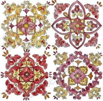 Mattonella Maiolica Salentina colore rosso Termaiol23 - immagine 2
