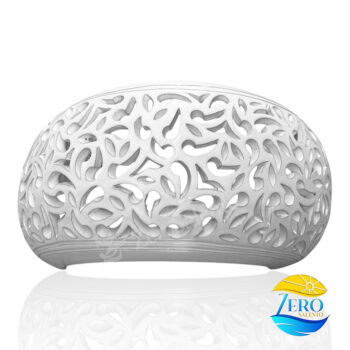 Applique Riccio di Mare Bianco in Terracotta TERIL125 - immagine 5