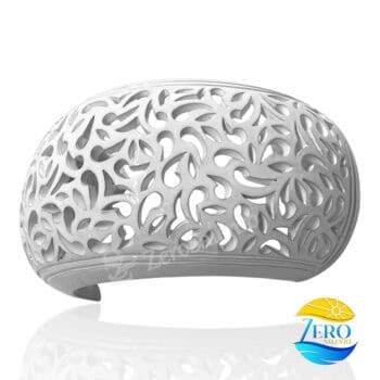 Applique Riccio di Mare Bianco in Terracotta TERIL125