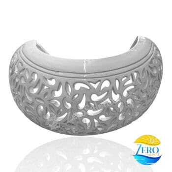 Applique Riccio di Mare Bianco in Terracotta TERIL125 - immagine 4