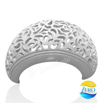 Applique Riccio di Mare Bianco in Terracotta TERIL125 - immagine 2