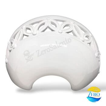 Applique mezzaluna traforo foglia Bianco TERIL53.BI - immagine 5