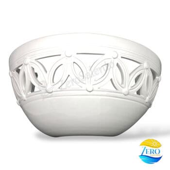 Applique mezzaluna traforo foglia Bianco TERIL53.BI - immagine 4