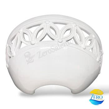 Applique mezzaluna traforo foglia Bianco TERIL53.BI