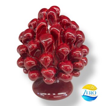 Pigna Siciliana in Terracotta colore bordò - Ceramica del Salento - immagine 2