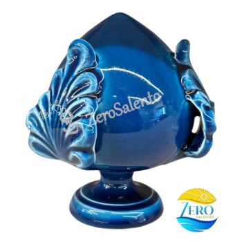 Pigna o Pumo in Terracotta blu - Ceramica del Salento - immagine 2