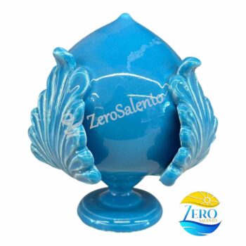 Pigna o Pumo in Terracotta celeste - Ceramica del Salento