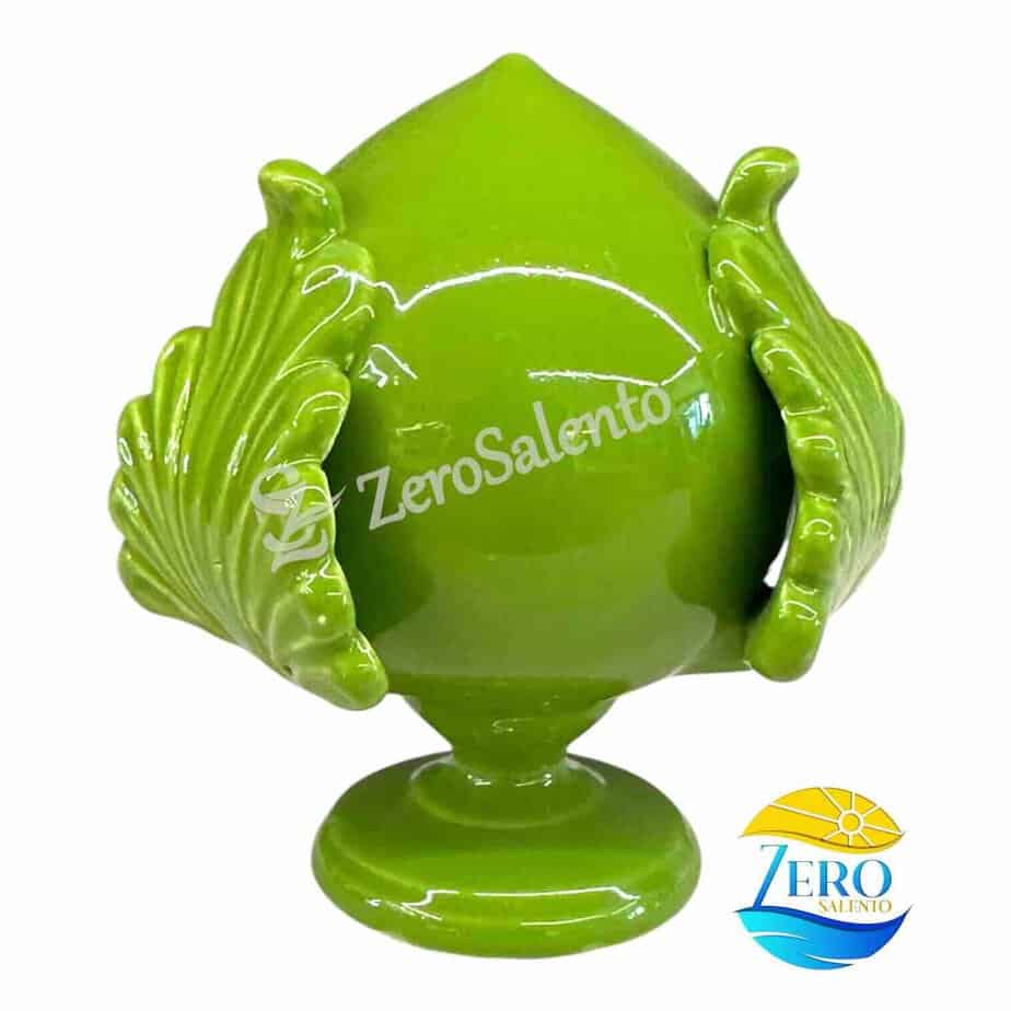 Pigna o Pumo in Terracotta verde pistacchio – Ceramica del Salento