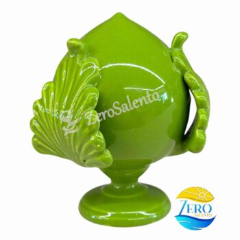 Pigna o Pumo in Terracotta verde pistacchio - Ceramica del Salento - immagine 2