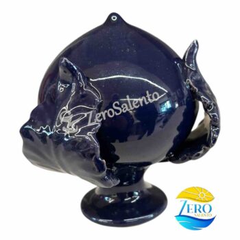 Pigna o Pumo in Terracotta cm30 Viola - Ceramica del Salento