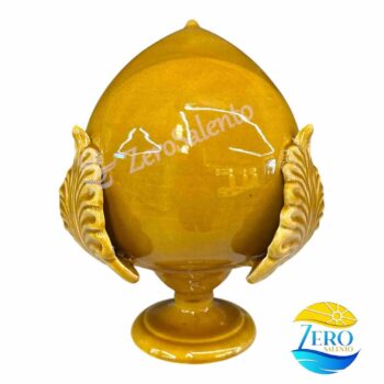 Pigna o Pumo in Terracotta Giallo miele cm 30 - Ceramica del Salento