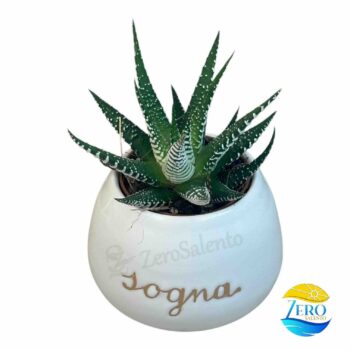 Vaso Porta piantina Artigianale tonda - immagine 2