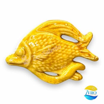 Calamite "Fondali Salentini": Pesci in Ceramica Smaltata