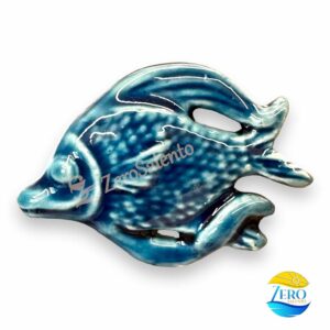 Calamite "Fondali Salentini": Pesci in Ceramica Smaltata