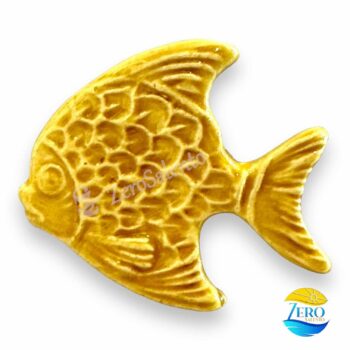 Calamite "Fondali Salentini": Pesci in Ceramica Smaltata