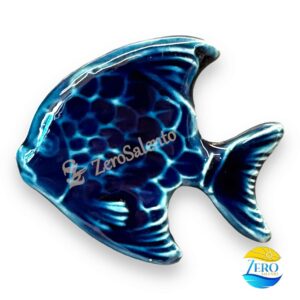 Calamite "Fondali Salentini": Pesci in Ceramica Smaltata