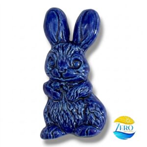 Amici da Collezione: Calamite in Ceramica Artigianale a forma di Coniglietto