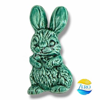 Amici da Collezione: Calamite in Ceramica Artigianale a forma di Coniglietto