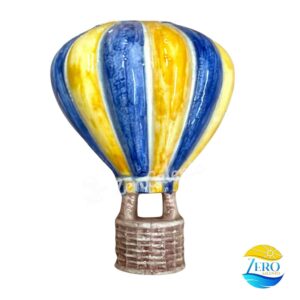 Mongolfiera in Ceramica "Viaggio Leggero" - Calamita Artigianale