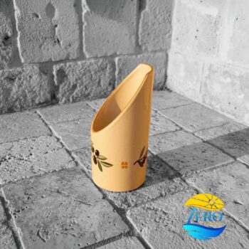 porta-bicchieri-ceramica-artigianale-salentina-decoro-olive