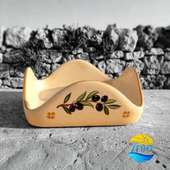 porta-tovaglioli-ceramica-salentina-stile-rustico-bianco-nero