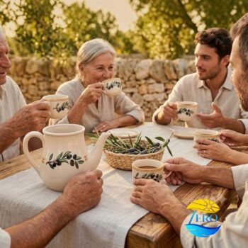 servizio-da-te-teiera-tazzine-ceramica-salentina-decoro-olive-campagna