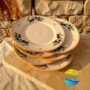 set-piatti-piani-ceramica-artigianale-salentina-decoro-olive