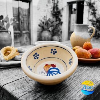 Ciotola Limbo piccola in Terracotta - Ceramica decoro Gallo Salentino