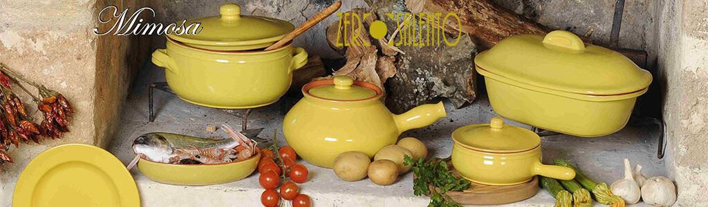 Banner Stoviglieria in Terracotta colore puro Giallo Mimosa